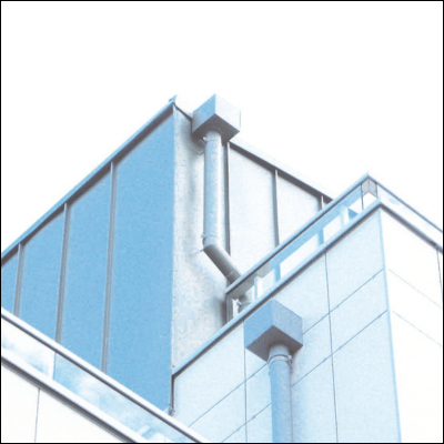 Évacuation des eaux sur toits terrasses