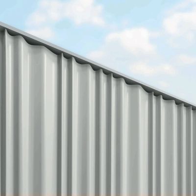 Tenda, la nouvelle gamme de bardage métallique des Ateliers 3S à effet drapé 