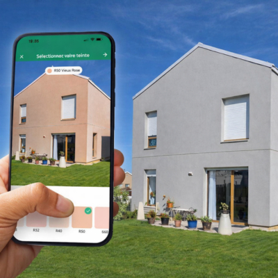 Simuler la couleur d'une façade avant travaux : découvrez l'application ParexKrea