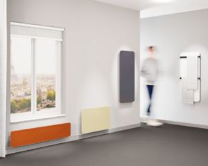 Radiateurs électriques à inertie intelligents à l'esthétique personnalisable