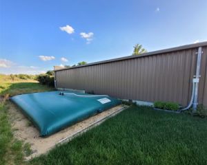 Récupérer l'eau de pluie grâce aux citernes souples 