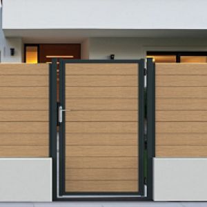 AXIS® LINE, un nouveau concert de clôtures et portillons coordonnés avec remplissage bois…